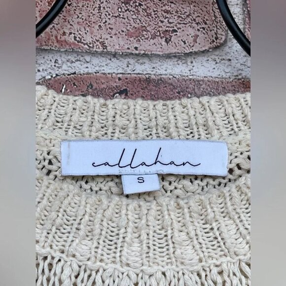 Callahan Fringe Isla Cream Column Dress size small - Picture 8 of 12